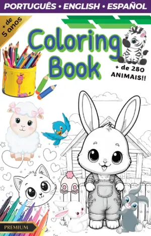 LIVRO DE COLORIR - 280 ANIMAIS