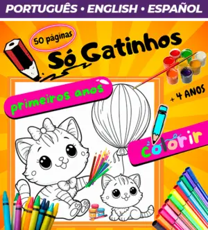 LIVRO DE COLORIR: SÓ GATINHOS