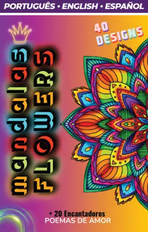 COLORING BOOK - FLORES E POEMAS - "NO STRESS"