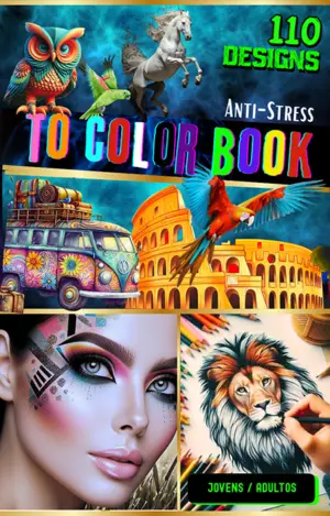 110 desenhos para colorir - jovens e adultos