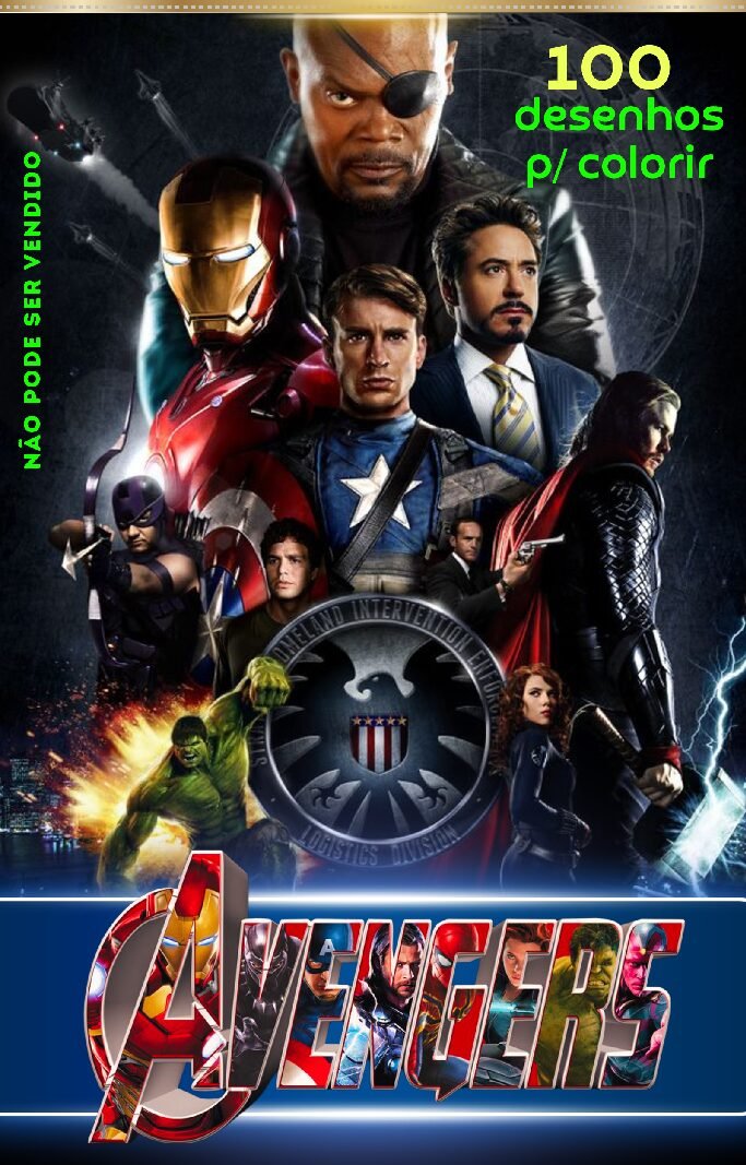 AVENGERS - Livro BRINDE para Colorir